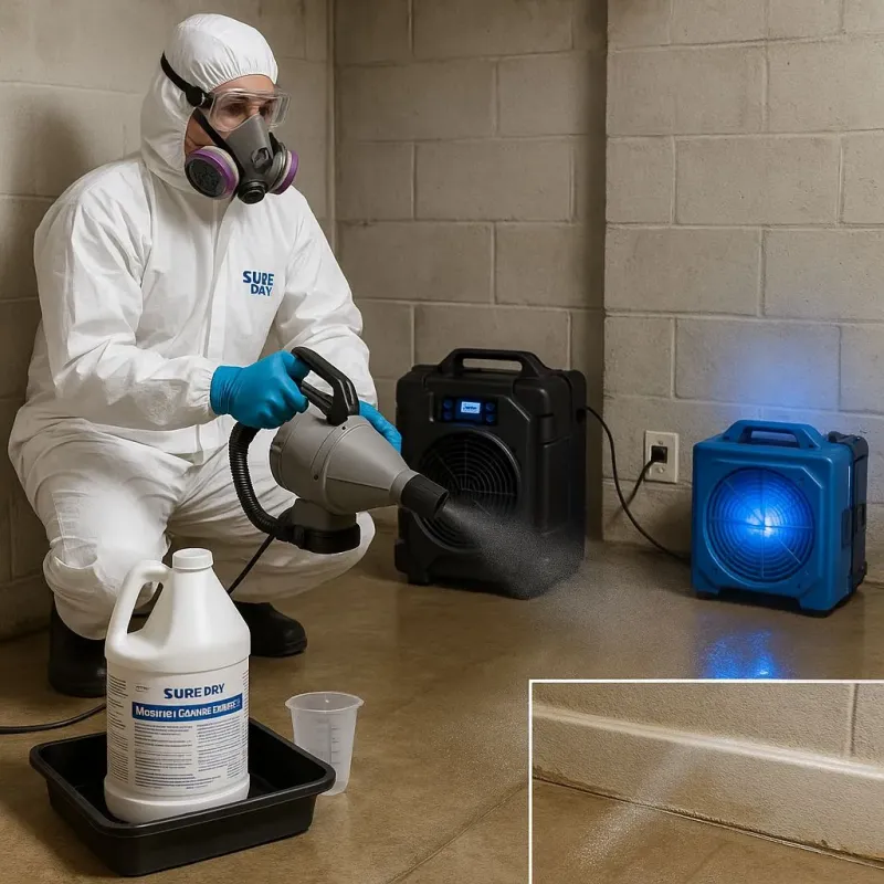 Sanitization and Odor Removal process in Fortuna, CA