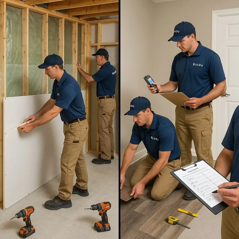 Repairs and Reconstruction process in Fortuna, CA