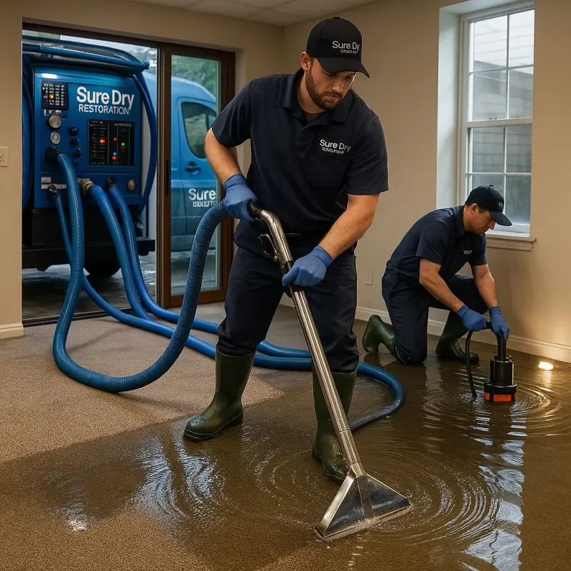 Water Extraction and Removal process in Fortuna, CA